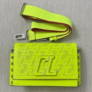 Christian Louboutin Neon Yellow Crossbody Bag